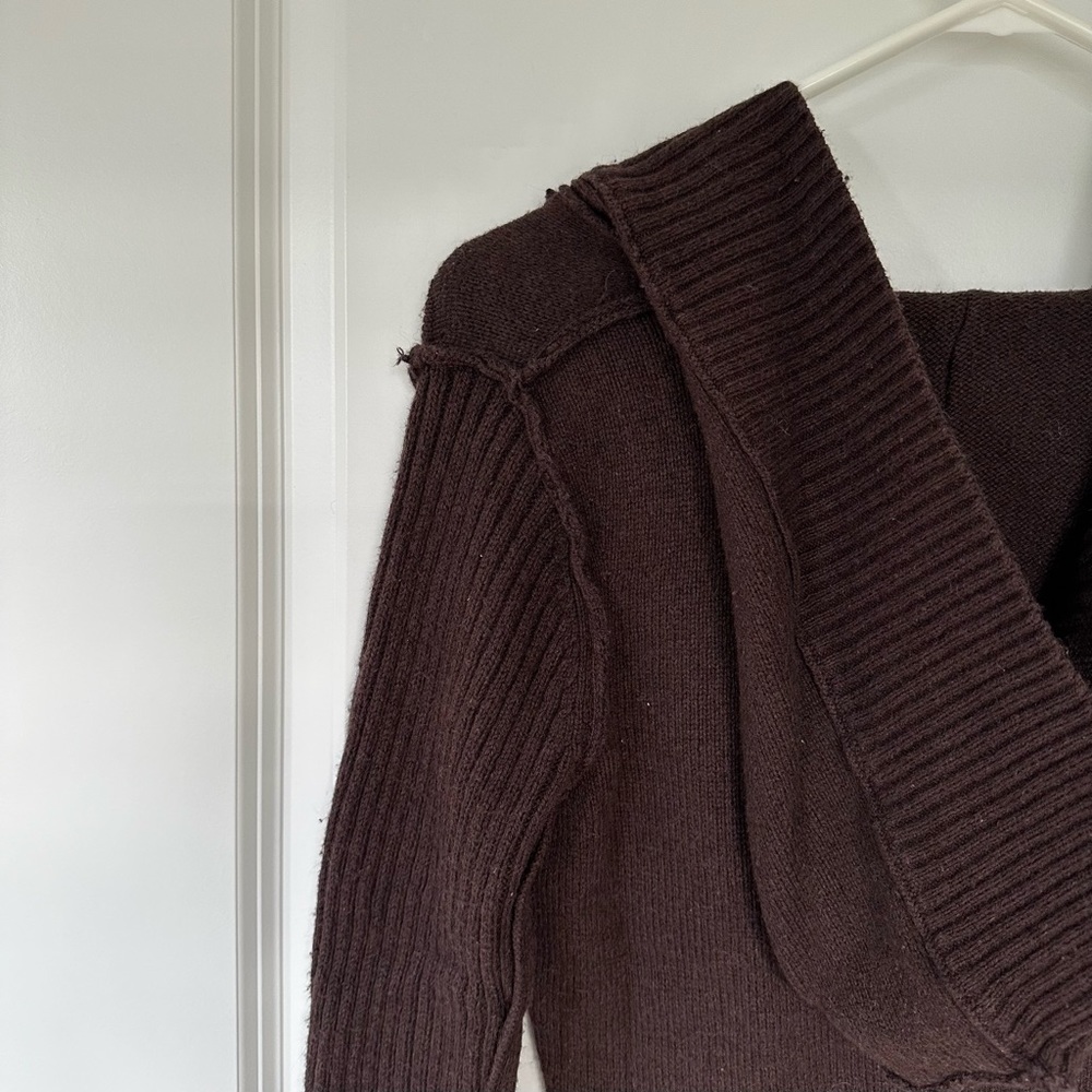 Vintage 2010’s Gap Factory Hooded V Neck Sweater - Picture 9 of 14